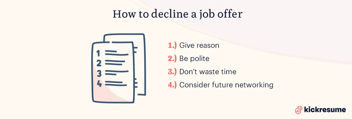 cara menolak tawaran pekerjaan