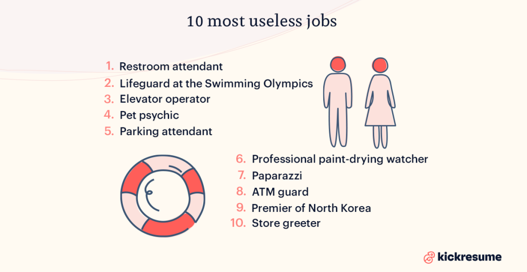 10 pekerjaan yang paling tidak perlu