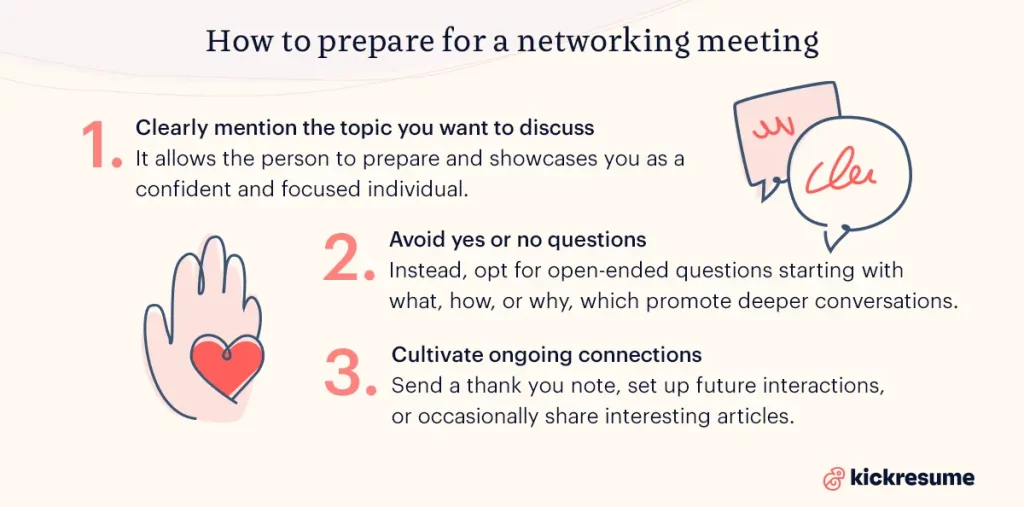 Bagaimana mempersiapkan pertemuan jaringan